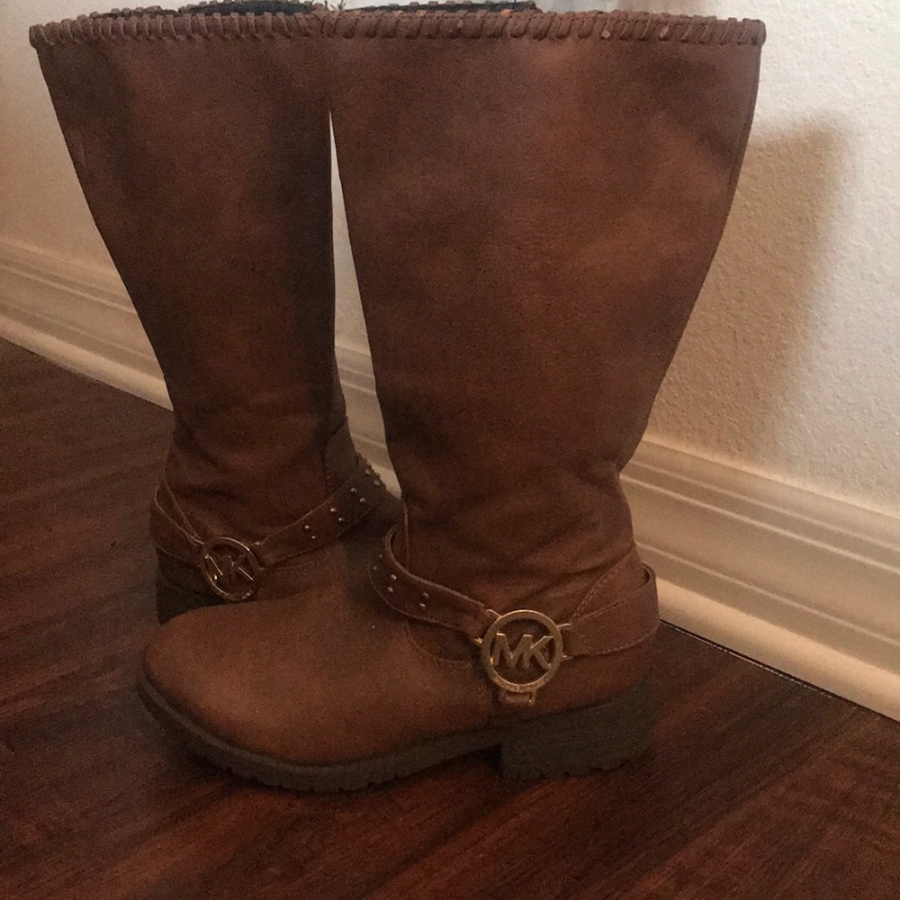 Kids Michael Kors worn twice knee high boots